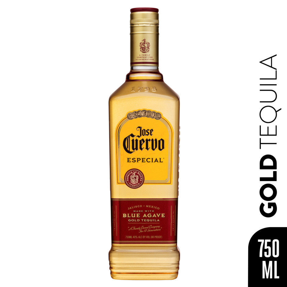 Jose Cuervo Especial 750ml10本 Jose Cuervo Especial Gold Tequila