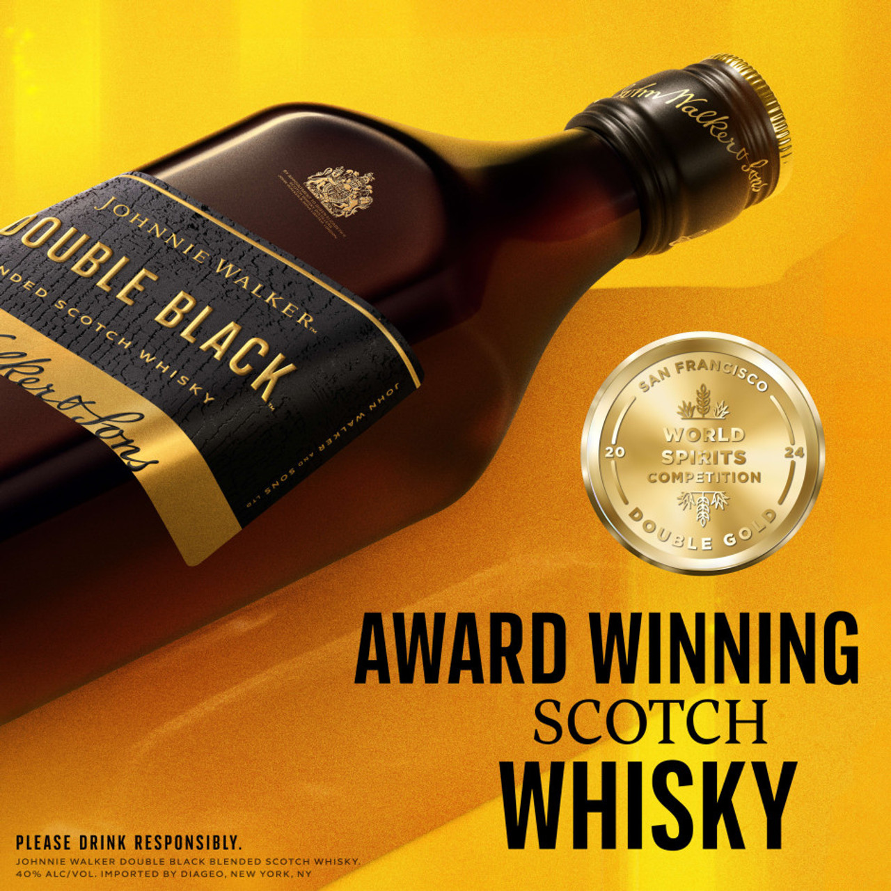 ウイスキー Johnnie Walker Black & Double Black Johnnie Walker Double Black Scotch Whisky : Buy Now | Caskers
