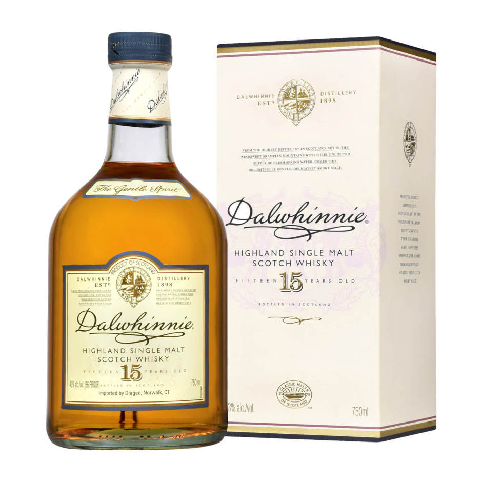 Dalwhinnie 15 Year Old Single Malt Scotch Whisky