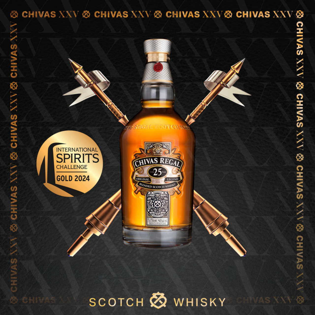 CHIVAS REGAL 25年 スコッチウイスキー 750ml Chivas Regal 25 Year Old Blended Scotch Whisky