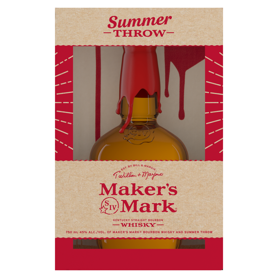 Maker's Mark Bourbon 90 750ml with Summer Towel