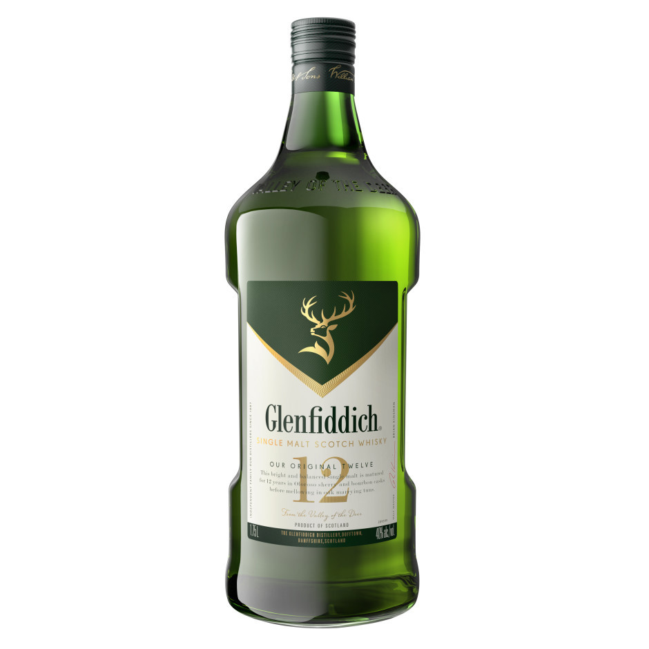 Glenfiddich 12 Year Old Single Malt Scotch Whisky