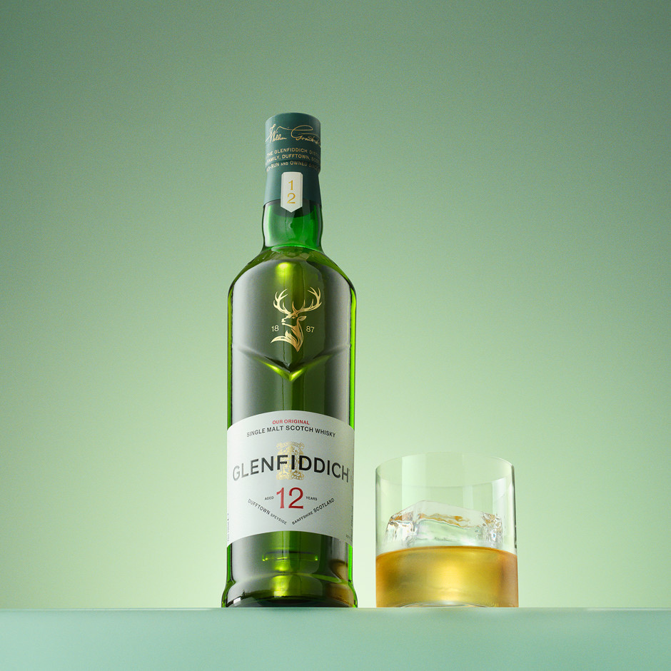 Glenfiddich 12 Year Old Single Malt Scotch Whisky