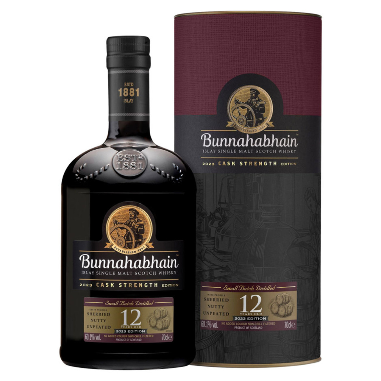 Bunnahabhain 12年 46% ウイスキー Bunnahabhain 12 Year Cask Strength 2021 Edition Single Malt