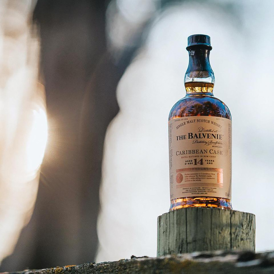 The Balvenie Caribbean Cask 14 Year Old Single Malt Scotch Whiskey