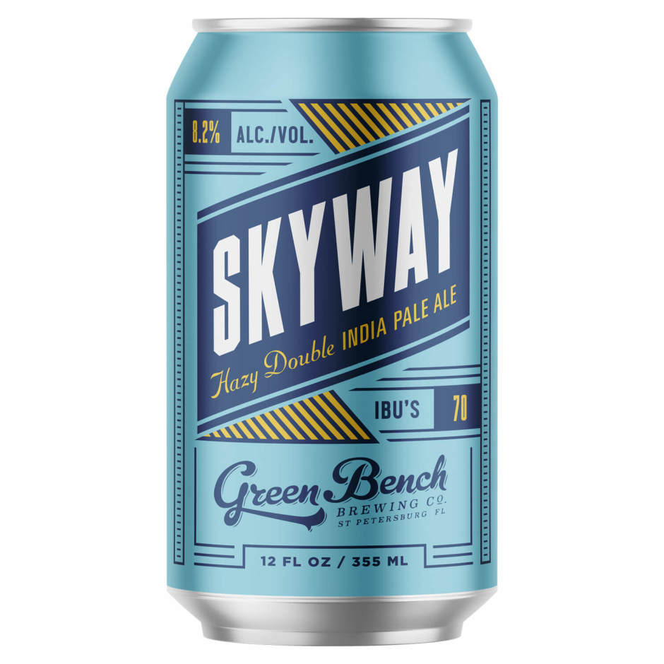 Green Bench Skyway Hazy Double IPA