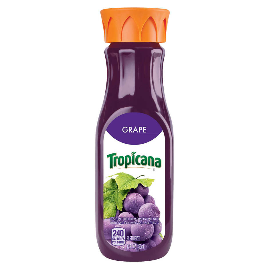 Tropicana Grape Bottle