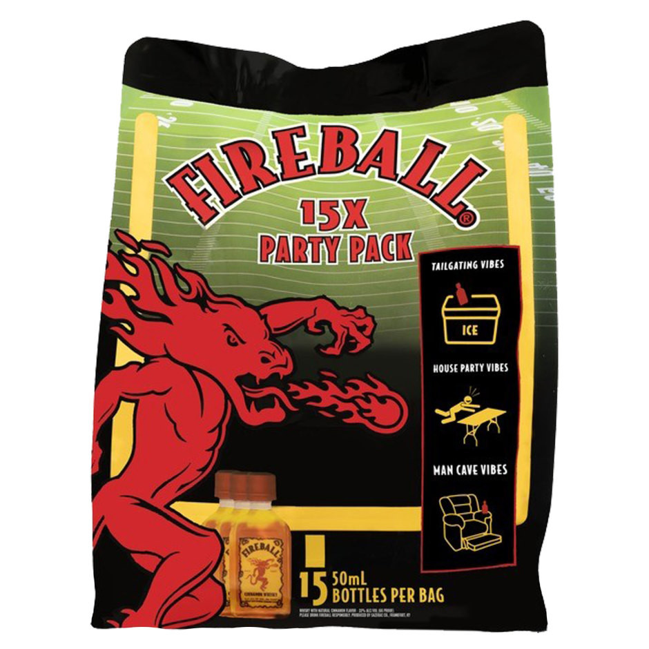 Fireball Tailgate Party Pack Bag with 15 Minis