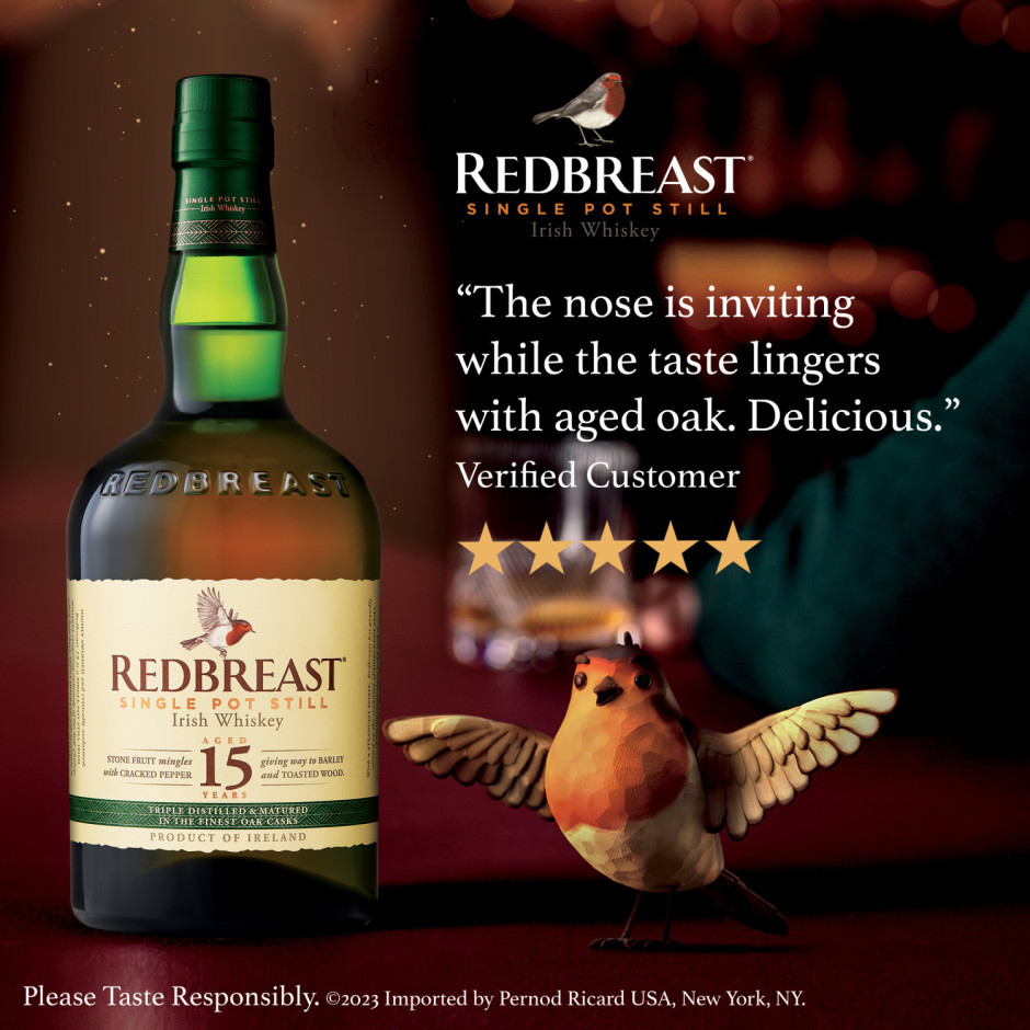 Redbreast 15 Year Old Single Pot Still Irish Whiskey