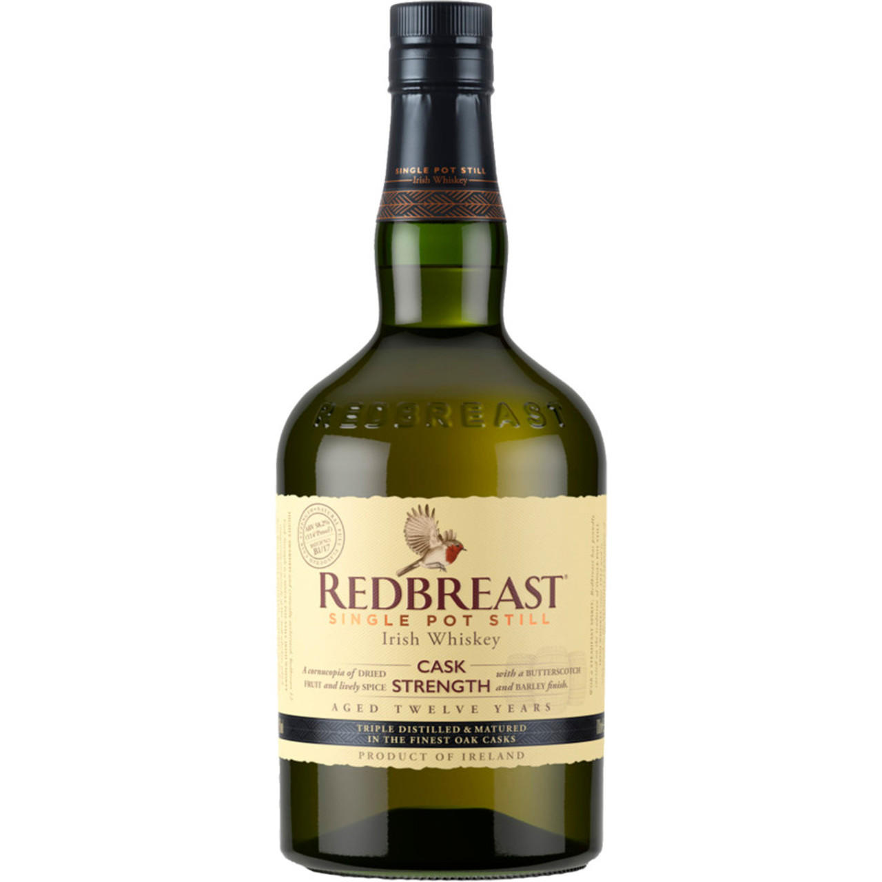 Redbreast 12 Year Old Cask Strength Single Pot Still Irish
