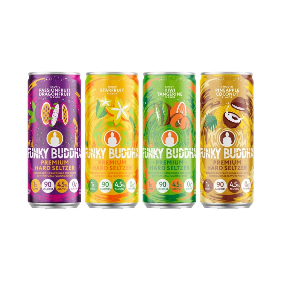 Funky Buddha Hard Seltzer Tropical Variety