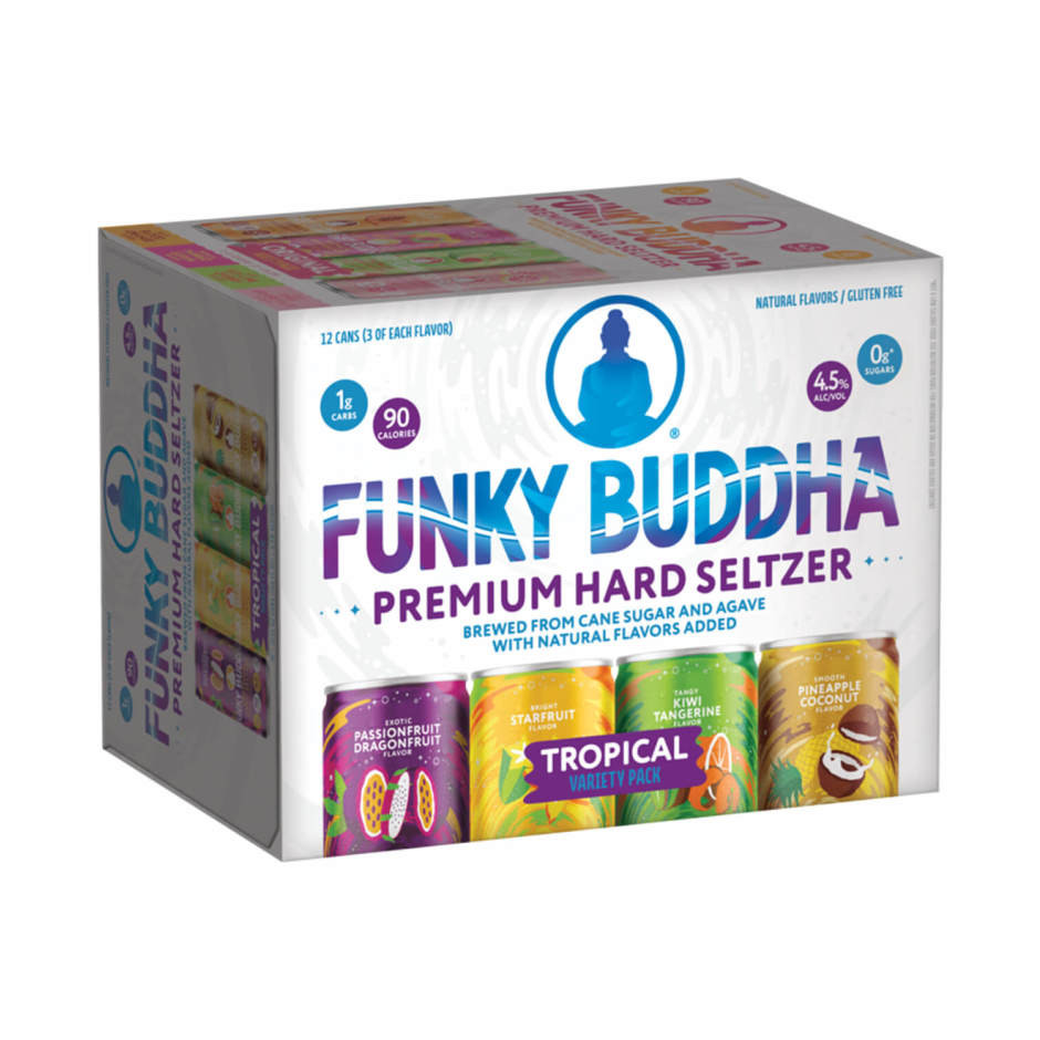 Funky Buddha Hard Seltzer Tropical Variety