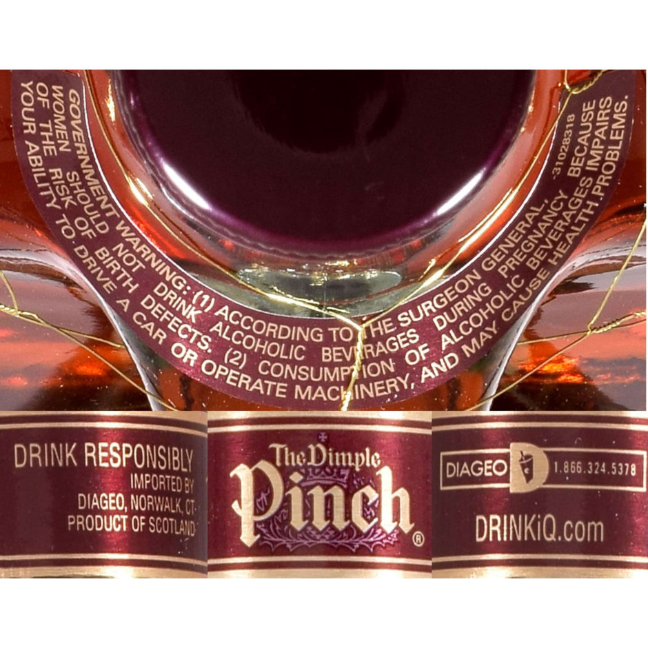 The Dimple Pinch 15 Year Scotch
