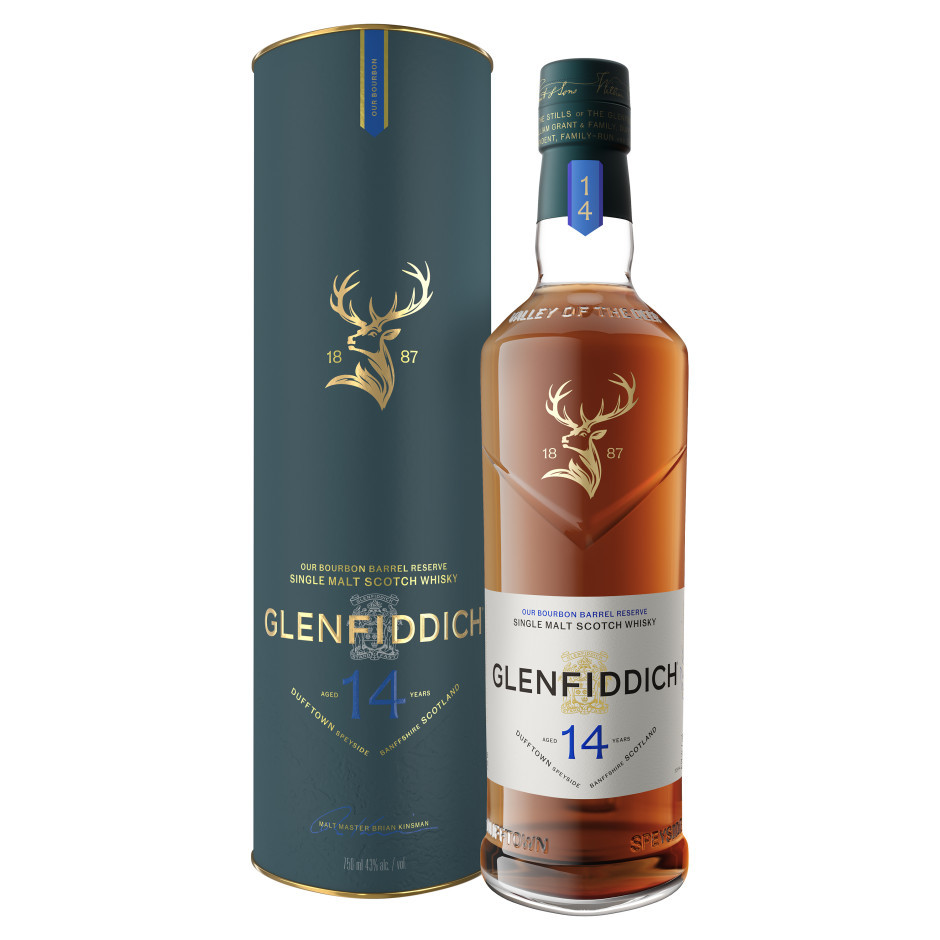 Glenfiddich 14 Year Old Bourbon Barrel Reserve Single Malt Scotch