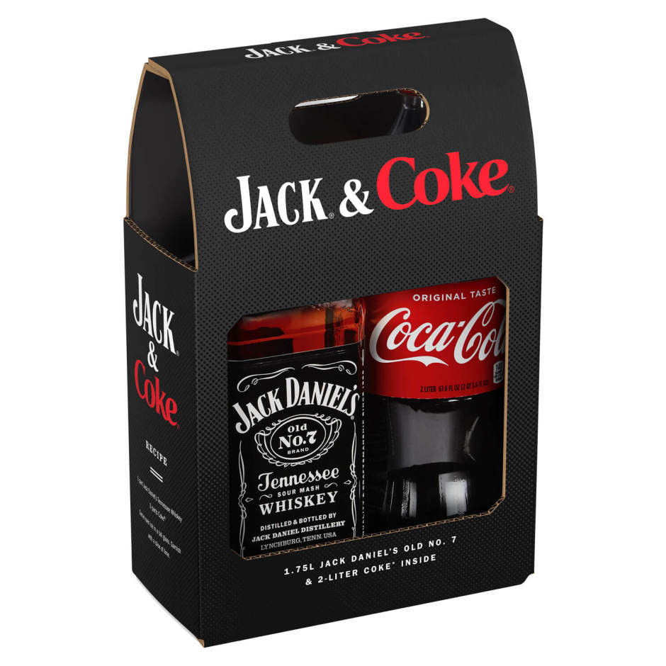 Jack Daniel's Black with 2L soda