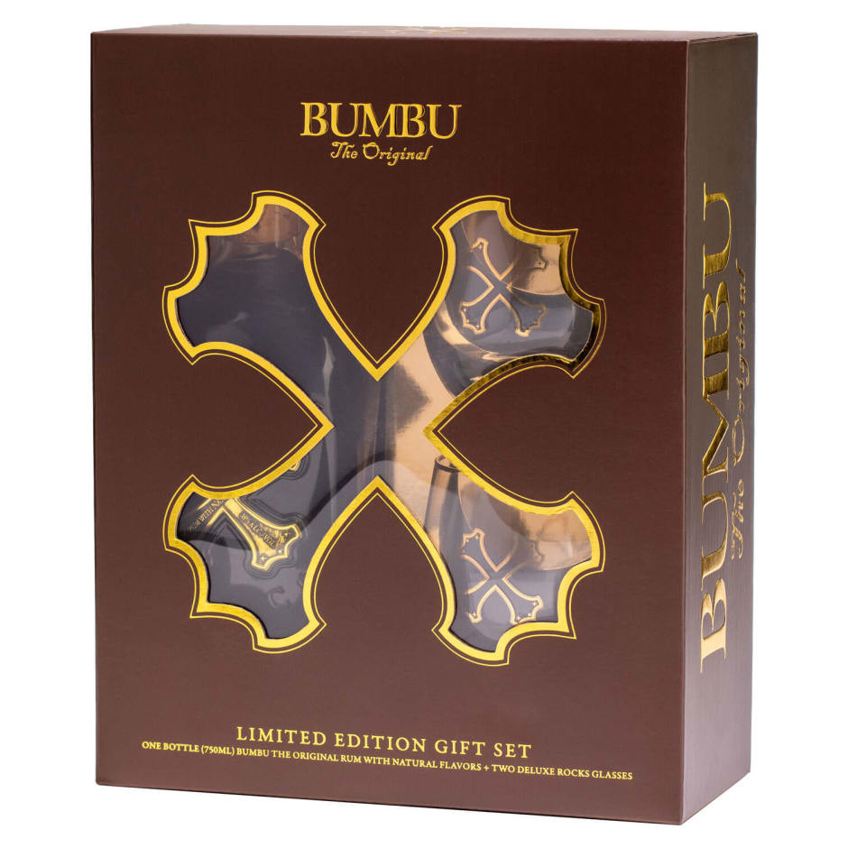 Bumbu The Original Rum with Glasses