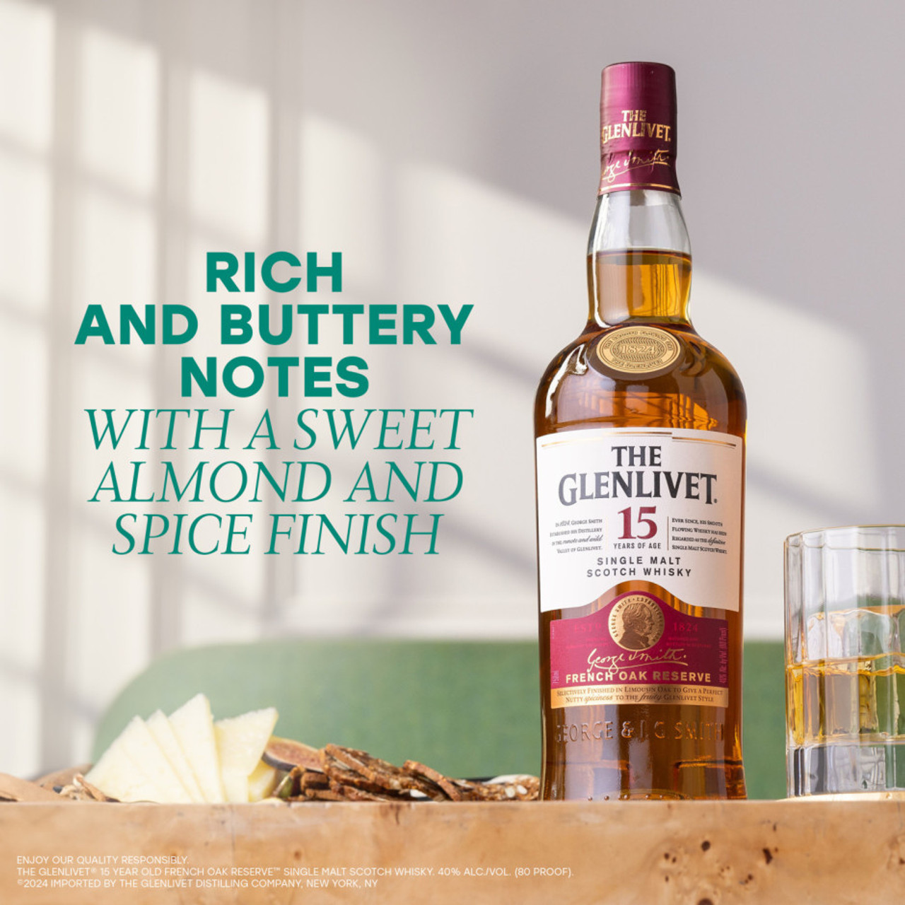 ウイスキー  15 Years Old Whisky 750ml Glenfiddich 15 Year Old Single Malt Scotch Whisky