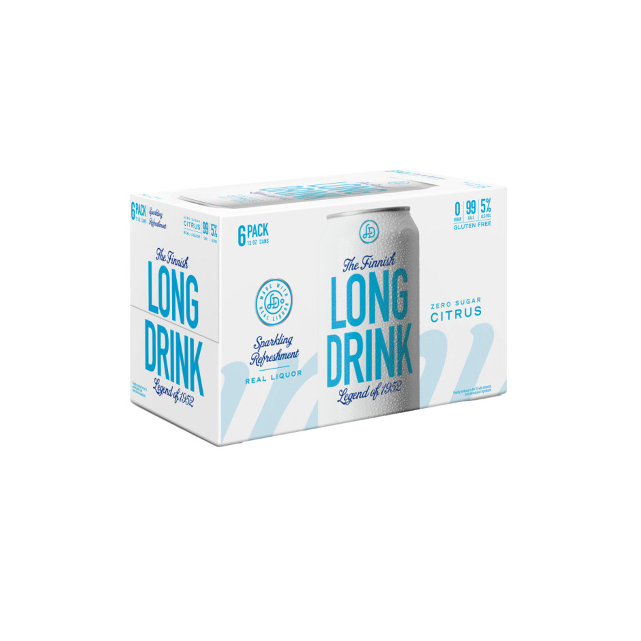 The Long Drink Legend of 1952 Zero Sugar Citrus Soda Cocktail