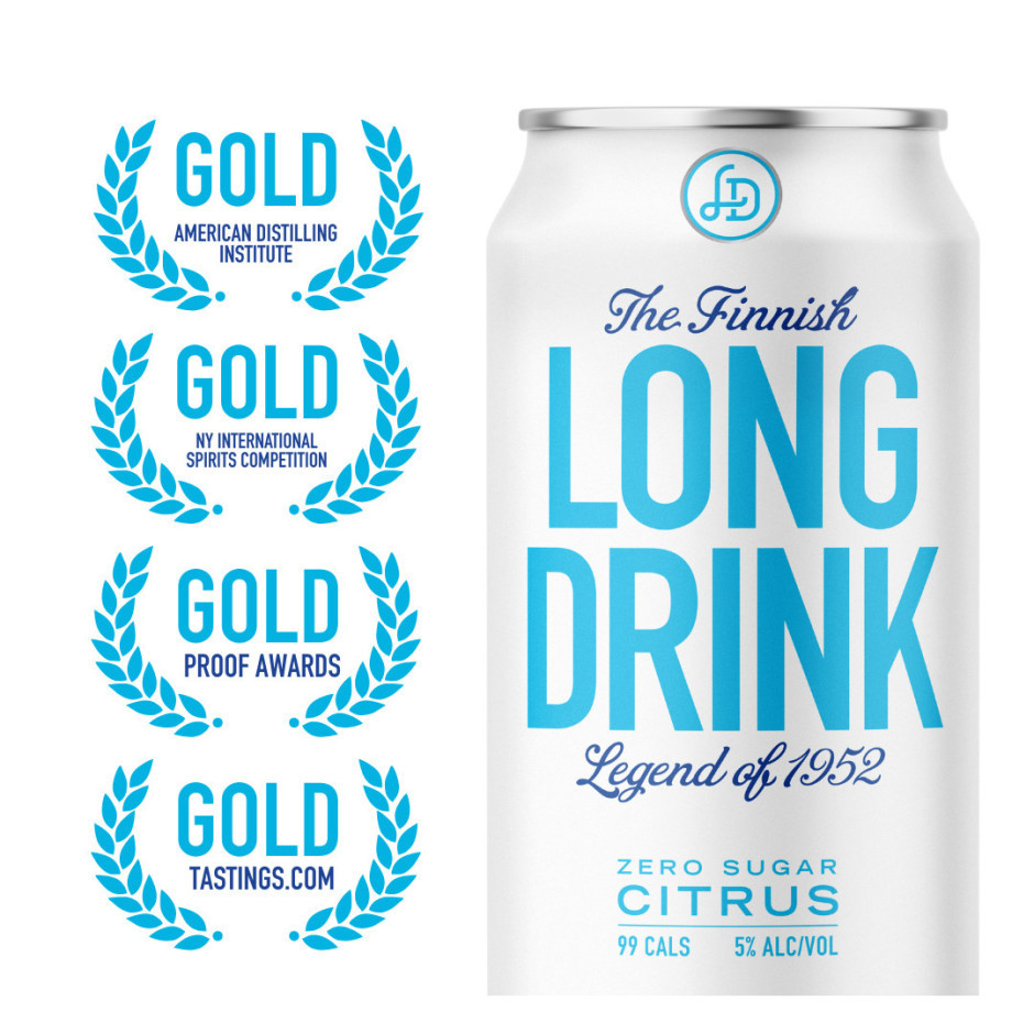 The Long Drink Legend of 1952 Zero Sugar Citrus Soda Cocktail