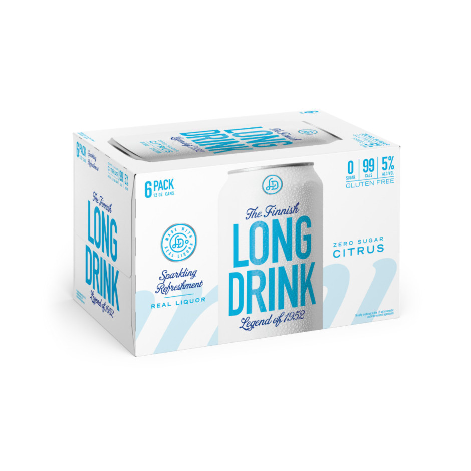 The Long Drink Legend of 1952 Zero Sugar Citrus Soda Cocktail