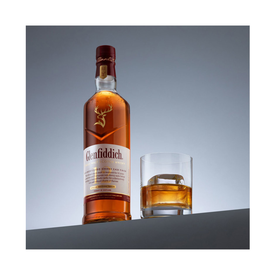 Glenfiddich 12 Year Old Sherry Cask Single Malt Scotch Whisky