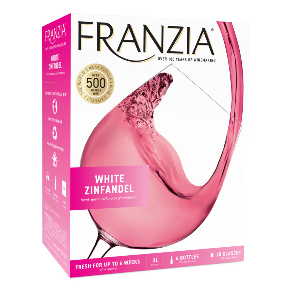 Franzia White Zinfandel Box