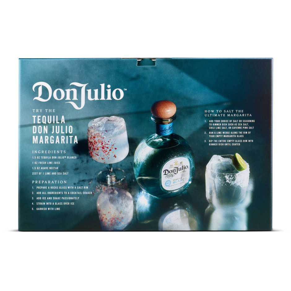 Don Julio Blanco Tequila with Ceramic Salt Rimmer