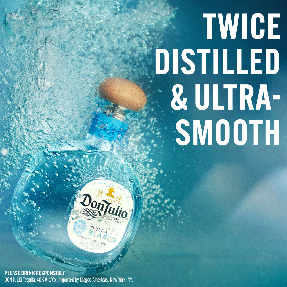 Don Julio Blanco Tequila with Ceramic Salt Rimmer