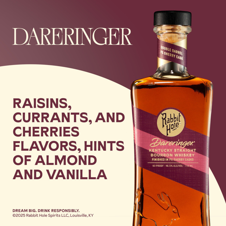 Rabbit Hole Dareringer Straight Bourbon Whiskey Finished in PX