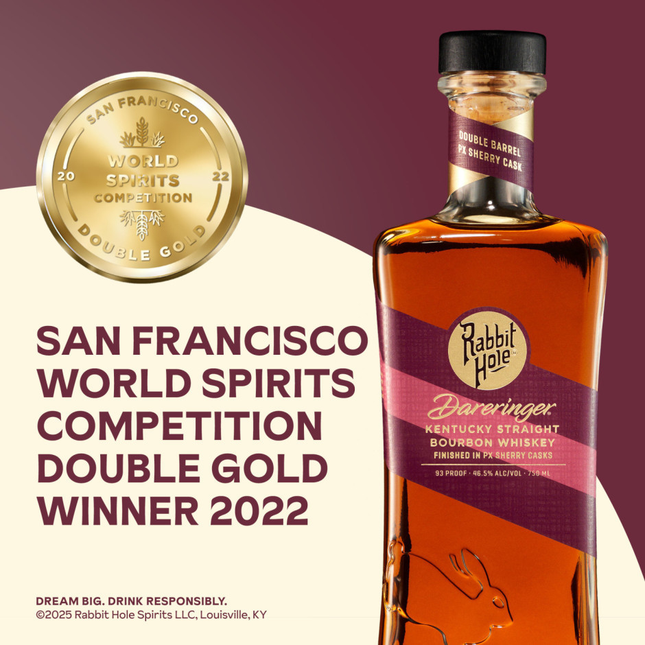 Rabbit Hole Dareringer Straight Bourbon Whiskey Finished in PX