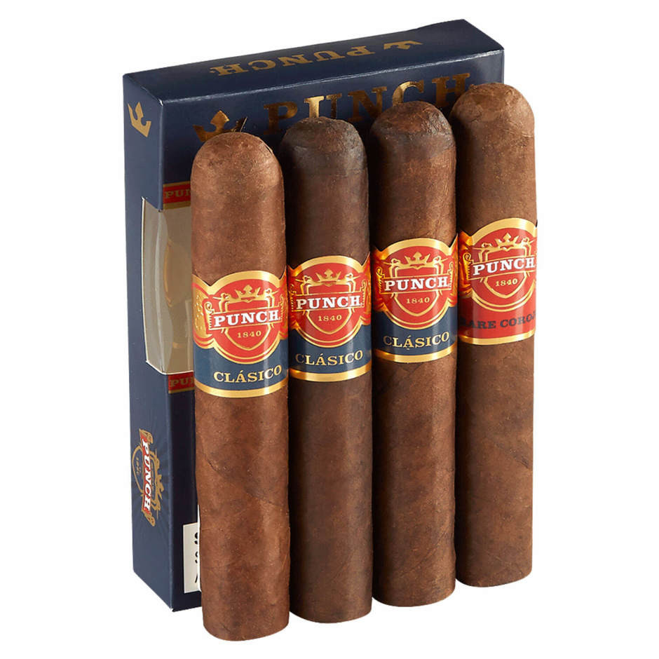 Punch Sampler Pack Four Assorted Cigars