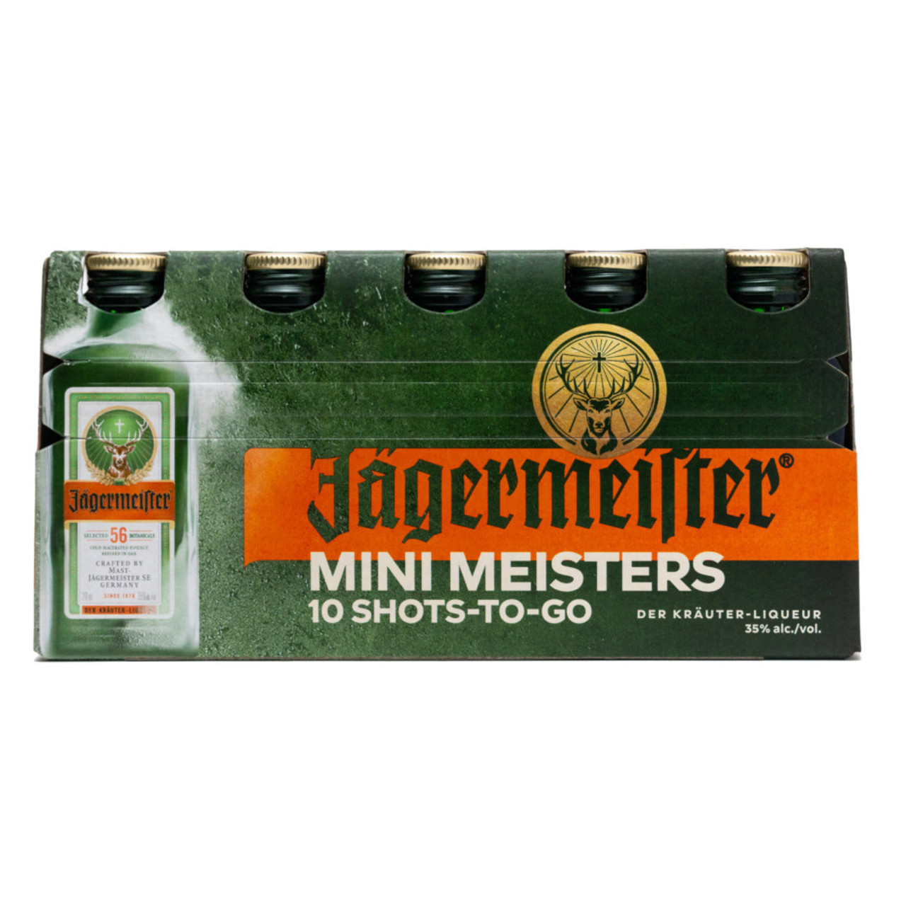 Jagermeister Liqueur 10 Mini Meisters