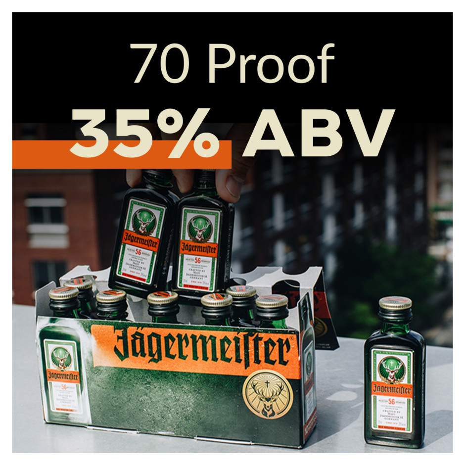 Jagermeister Liqueur 10 Mini Meisters