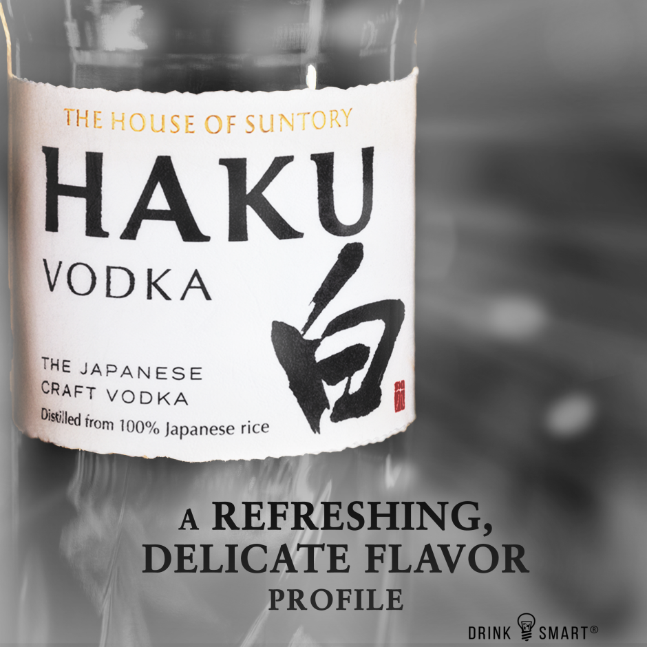 Suntory Haku Vodka with Coupe Glass