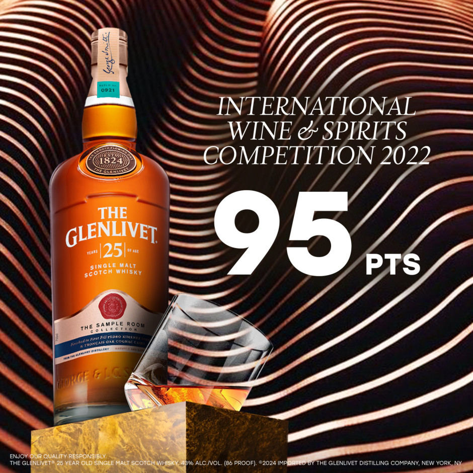 The Glenlivet 25 Year Old Single Malt Scotch Whisky