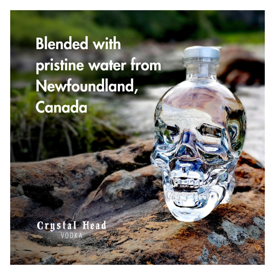 Crystal Head スカル空き瓶 1.75L