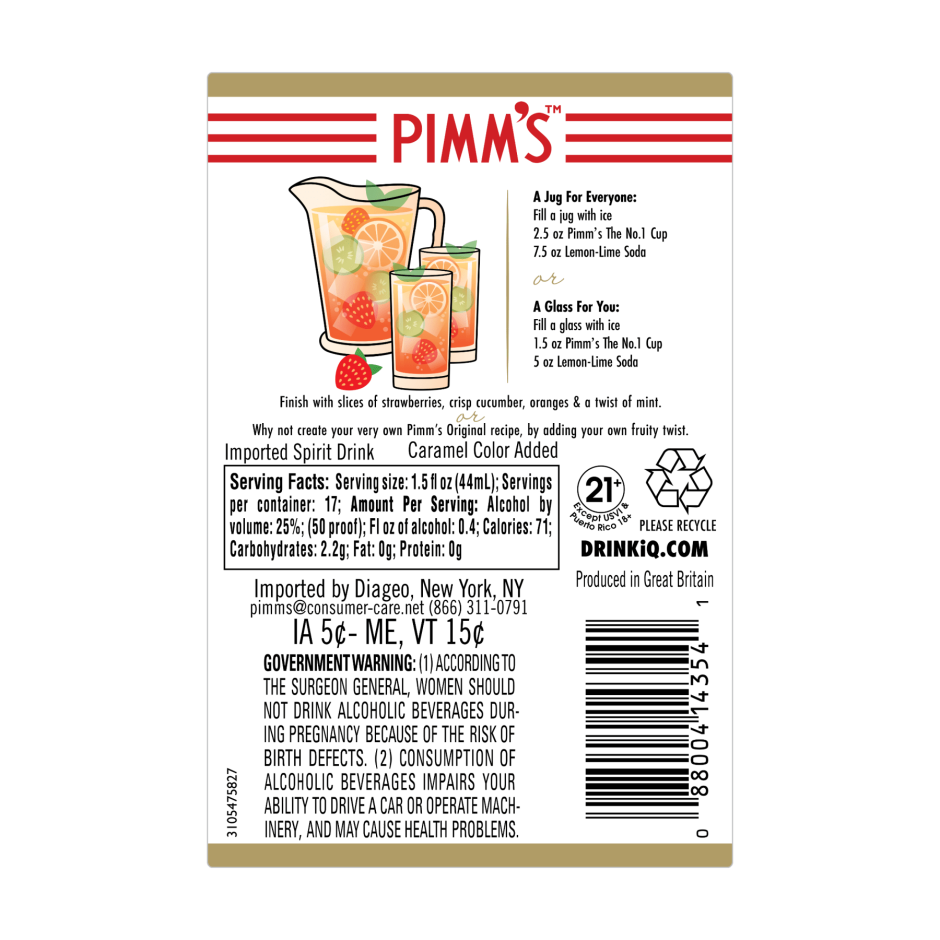 Pimm's No. 1 Liqueur