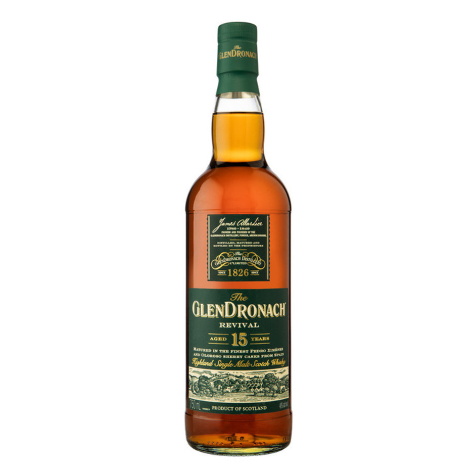 Glendronach Revival 15 Year Scotch
