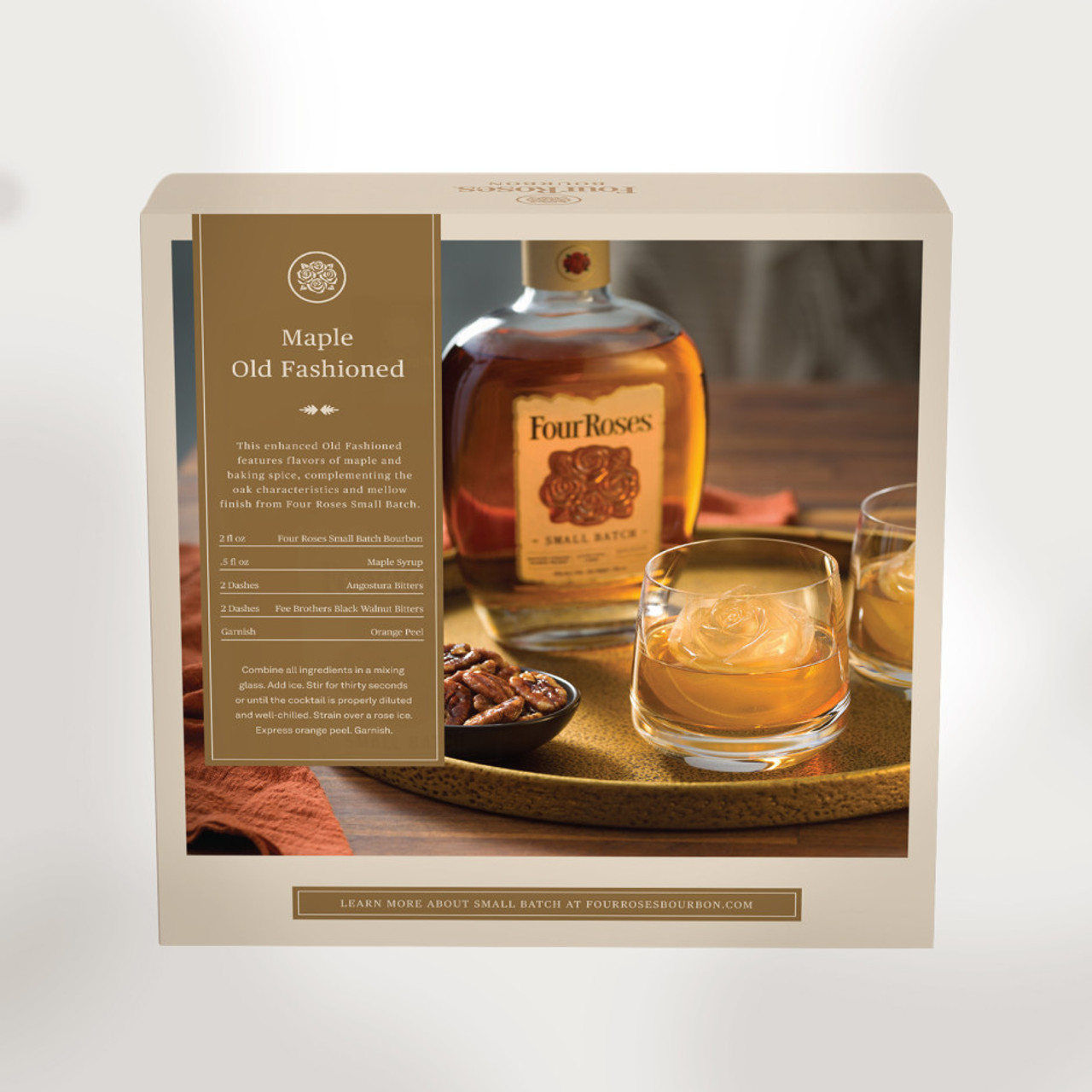 Four Roses Small Batch Kentucky Bourbon with Rose Ice Molds