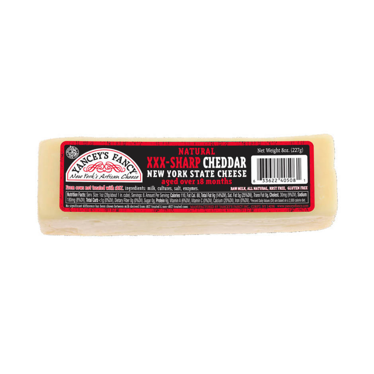 Yancey's Fancy XXX-Sharp Cheddar Cheese