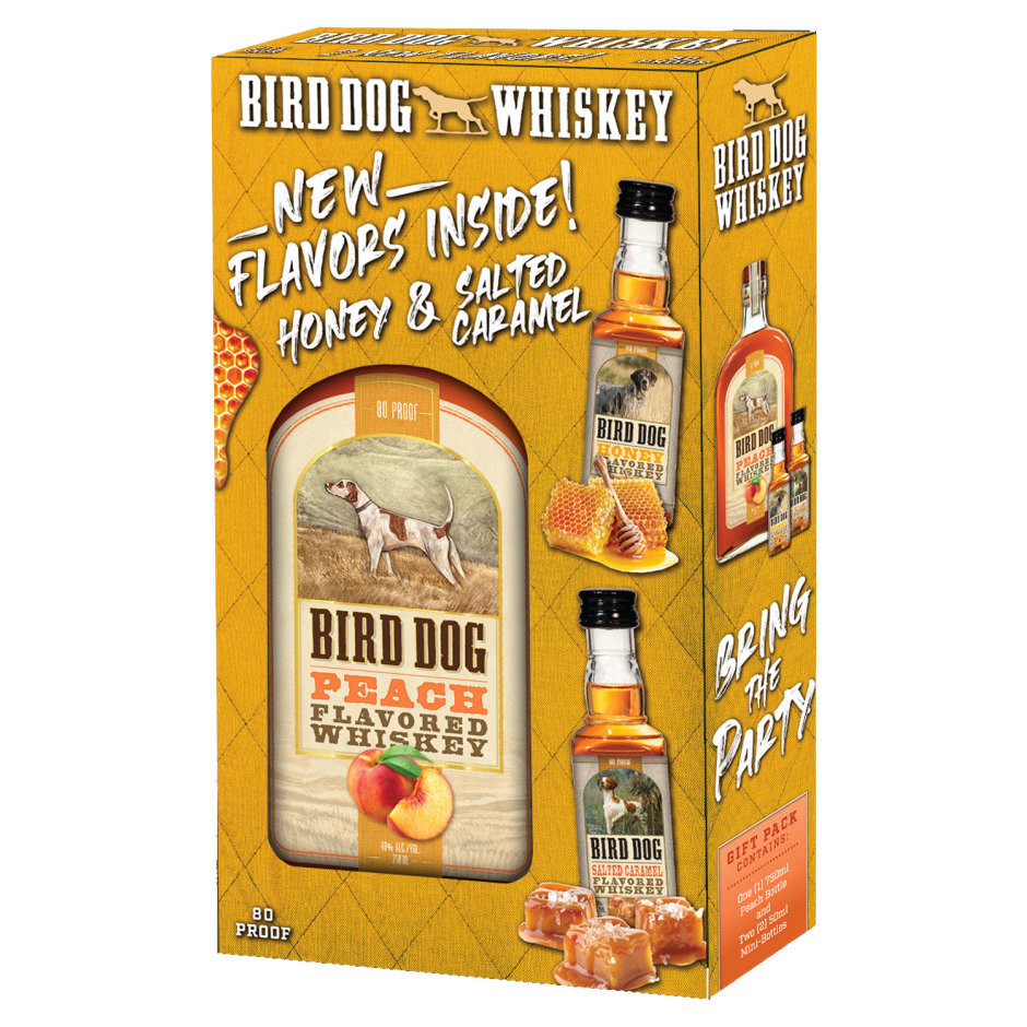Bird Dog Peach Whiskey with Minis