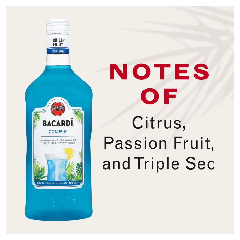 Bacardi Zombie ''Party Drinks'' Premixed Cocktail