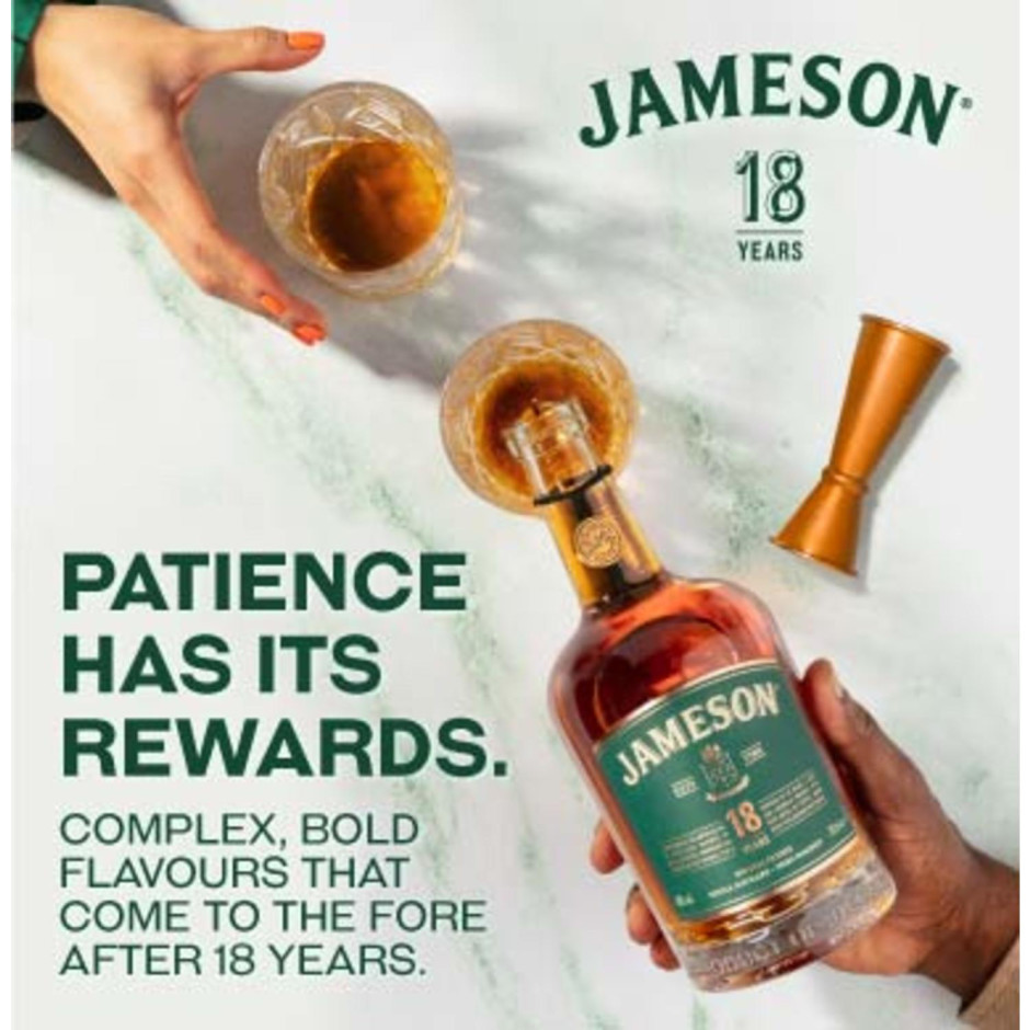 ウイスキー ESTD 18XX Jameson 18 Year Irish Whiskey