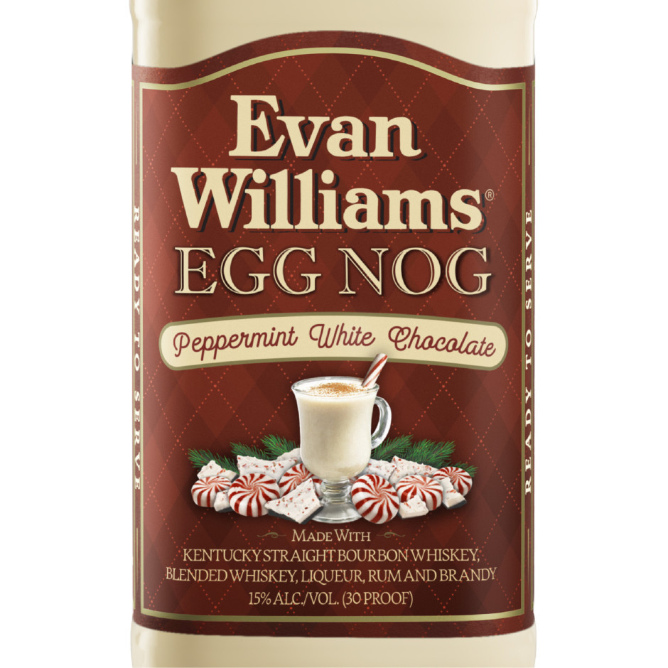Evan Williams Peppermint White Chocolate Egg Nog