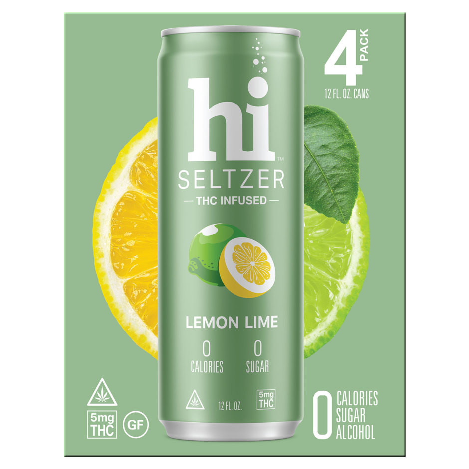 Hi Seltzer D9 THC 5mg Lemon Lime