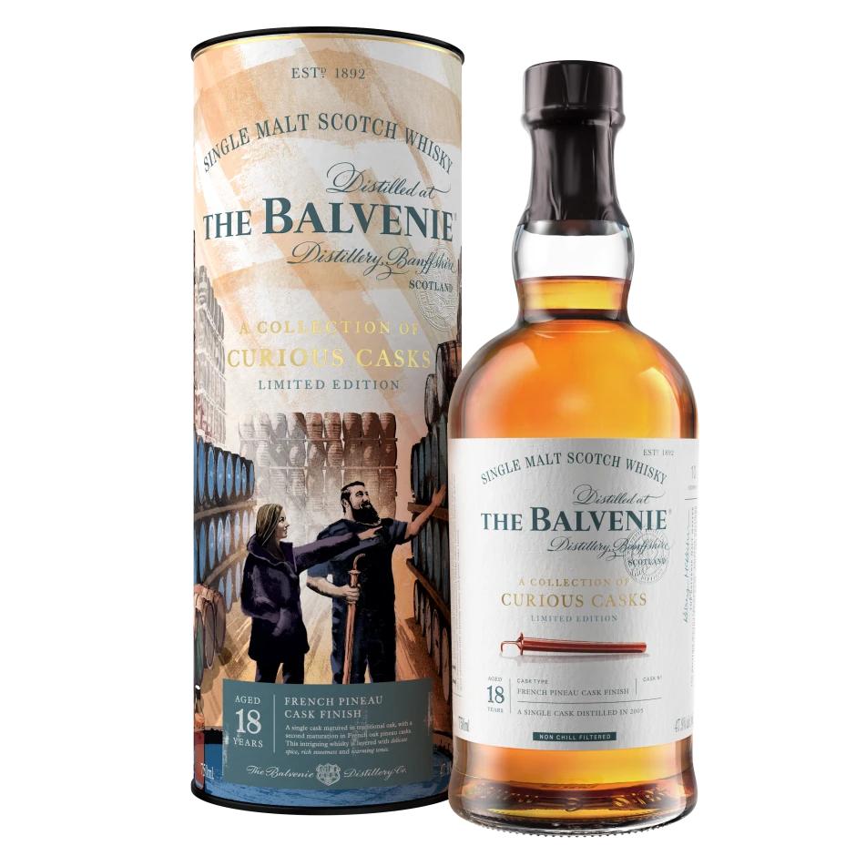 【未開栓】THE BALVENIE 18年 ウイスキー 750ml 43% The Balvenie 18 Year Old French Pineau Cask Finish Single Malt