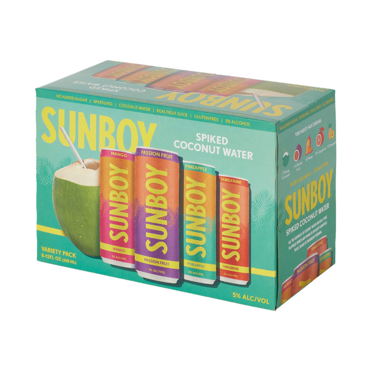 Sunboy Spiked Coconut Water Variety Cocktail