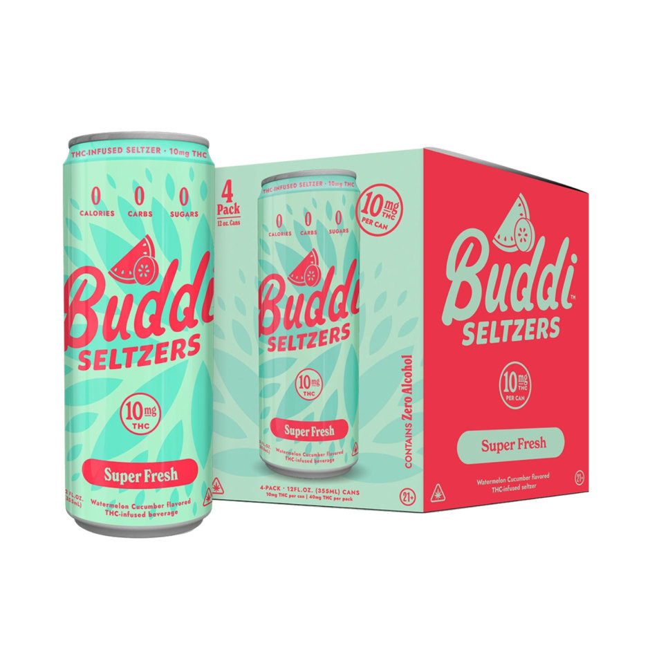 Buddi D9 THC 10mg Super Fresh Seltzer