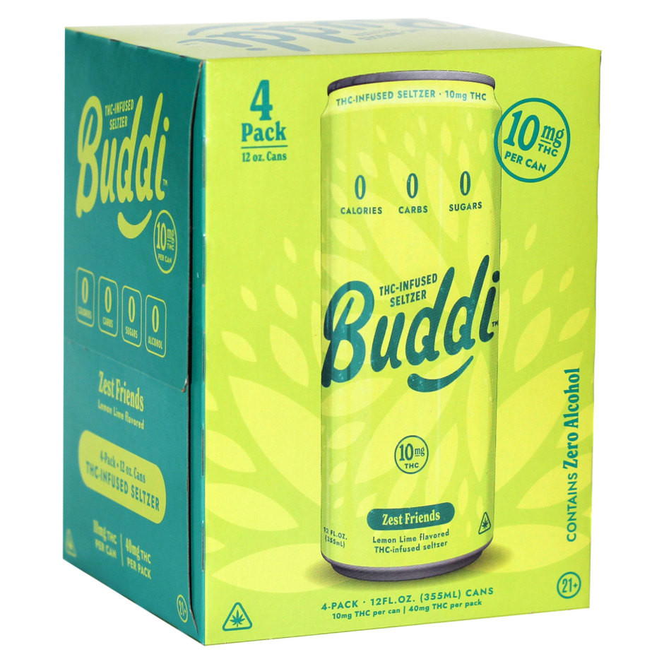 Buddi D9 THC 10mg Zest Friends