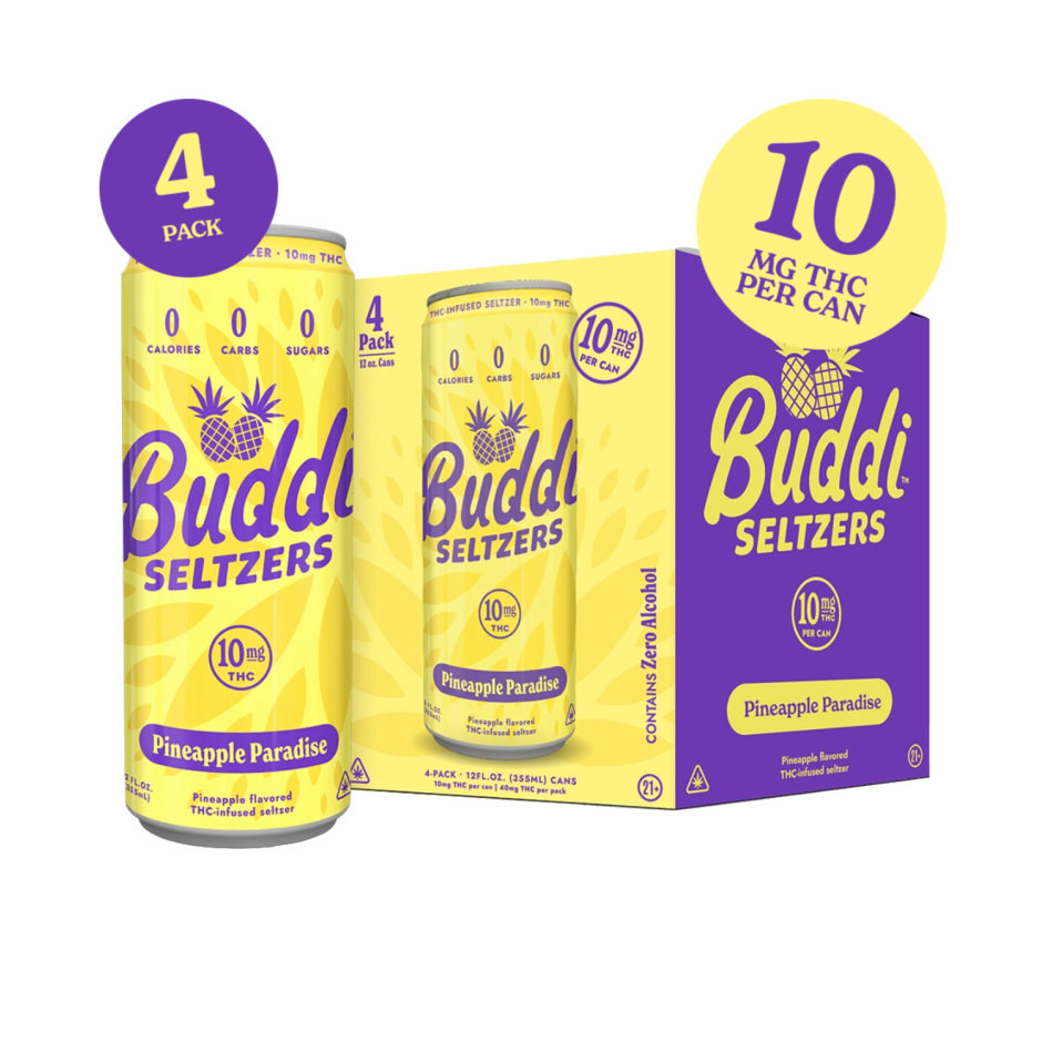 Buddi D9 THC 10mg Pineapple Paradise